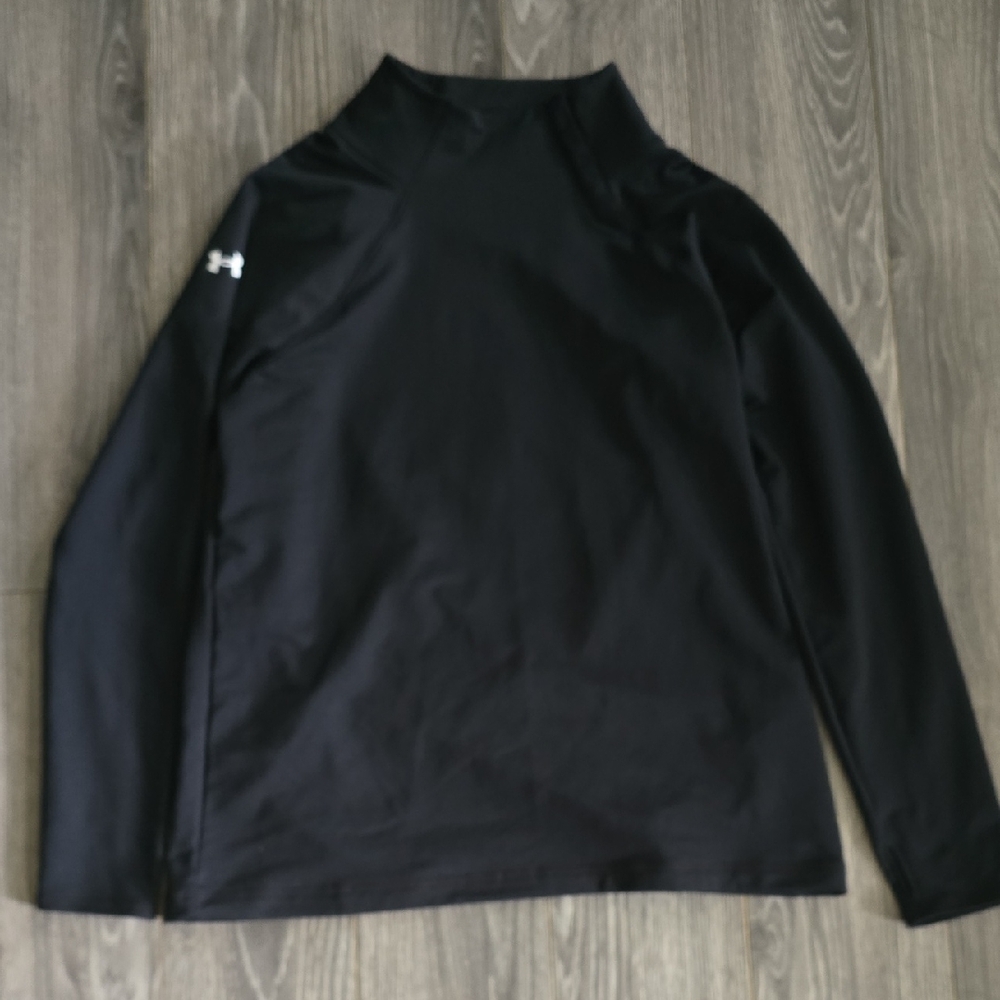 Under Armour Black High-Neck Sweatshirt